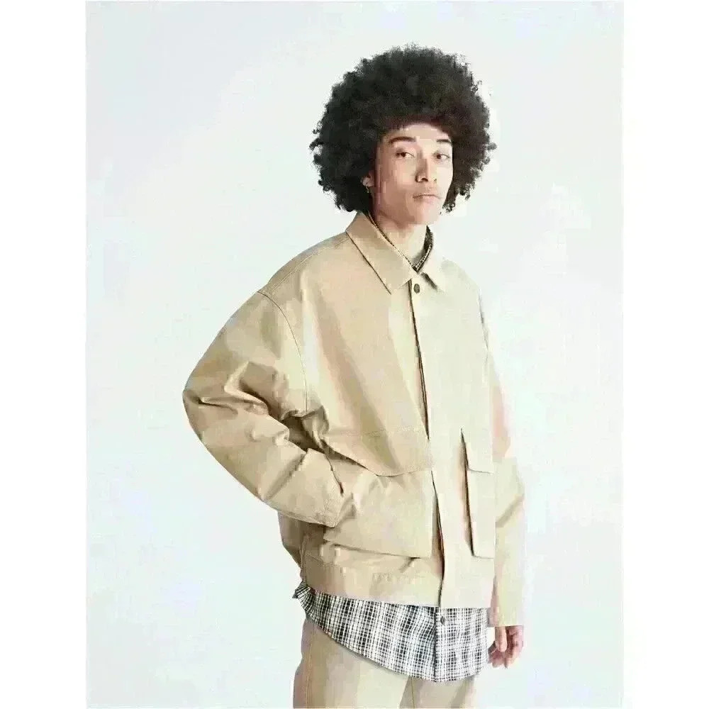 NEW! Calvin Klein Men's XXL Khakis Twill Double Pocket Jacket NWT $148